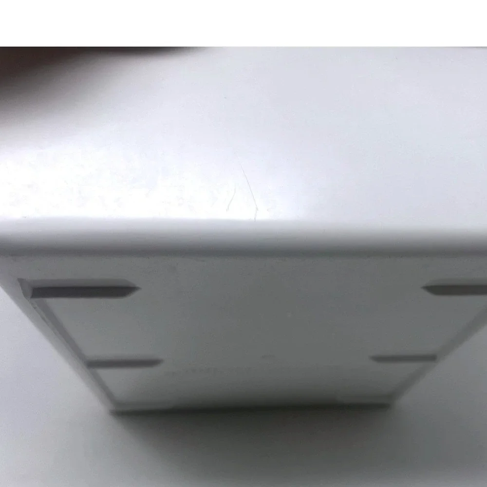 Vintage Gibson Refrigerator Freezer Ice Bin Bucket 69032 White Gold Trim 12x9x5.